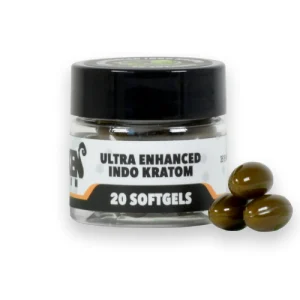Kraken Kratom - Ultra Enhanced Indo Softgels - 20ct