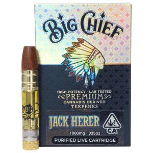 BIG CHIEF CDT CARTRIDGES 1G – JACK HERER