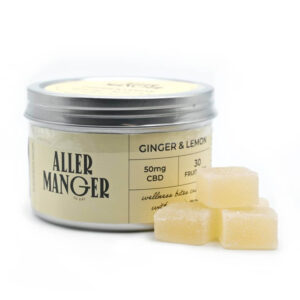 Aller Manger Ginger and Lemon 50mg CBD Fruit Bites